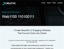 Tablet Screenshot of jeffbarnettcreative.com